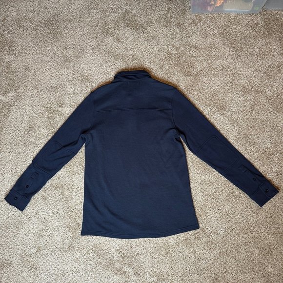 Jeff Button Front Shirt Dark Navy‎ Men's S - Picture 2 of 7